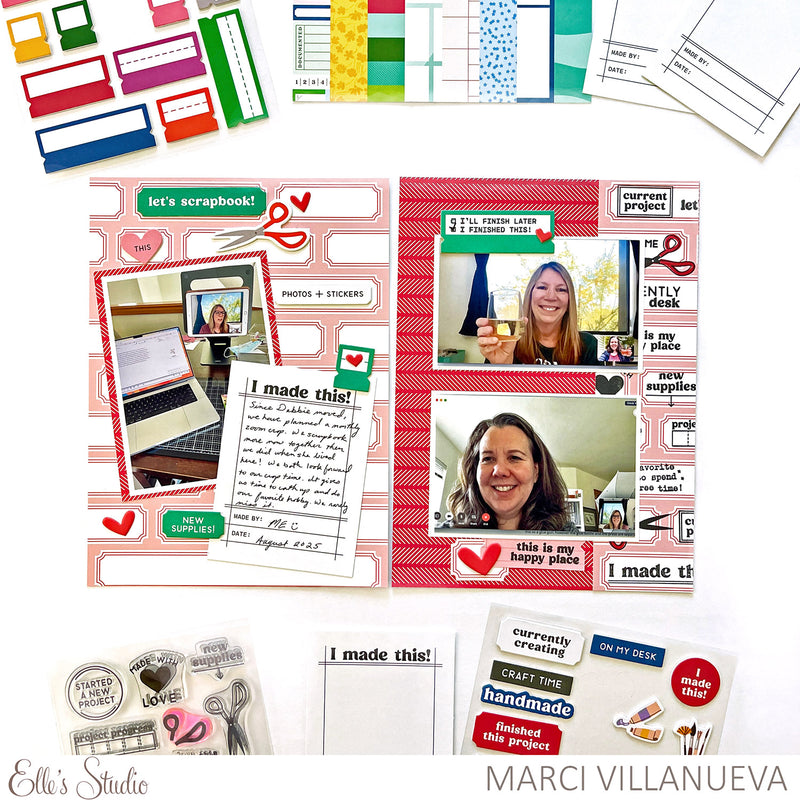 Office Tab Chipboard Stickers