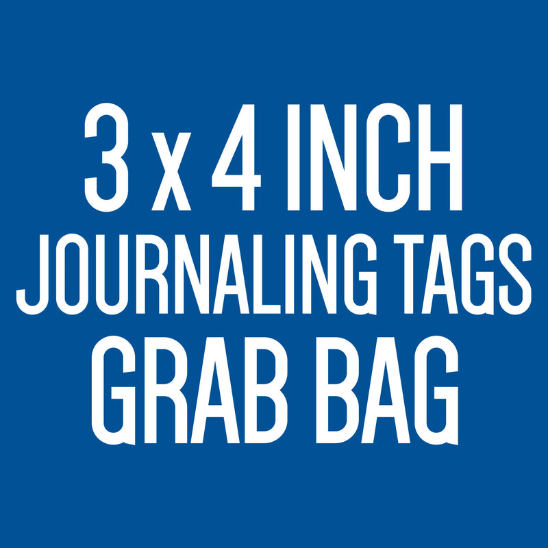3 x 4 inch Journaling Tags Grab Bag