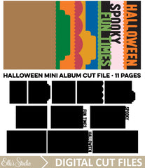 Halloween Mini Album Cut Files