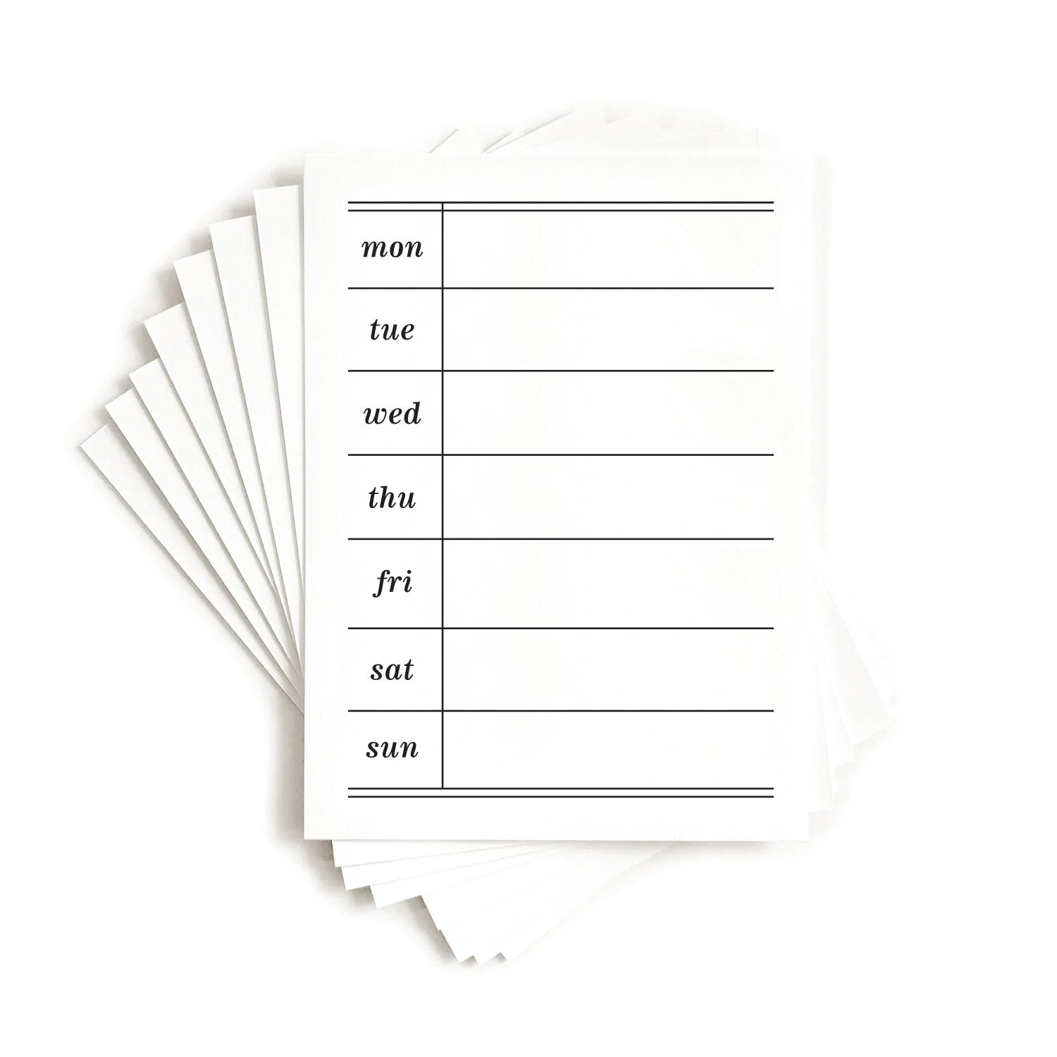Days Of The Week List Journaling Tags | Elle's Studio