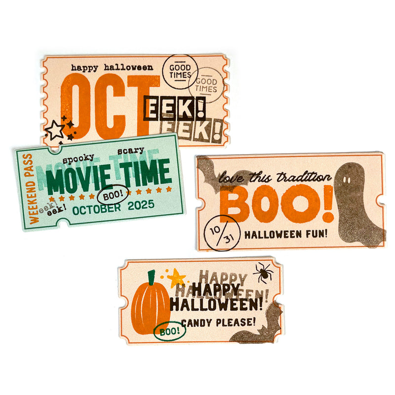 Printable Ticket Templates - 21 Colors Bundle