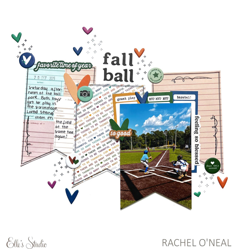 Fall Circles Puffy Stickers