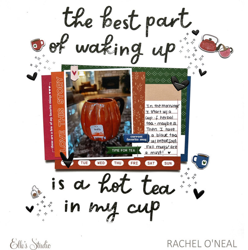 Coffee and Tea Puffy Stickers