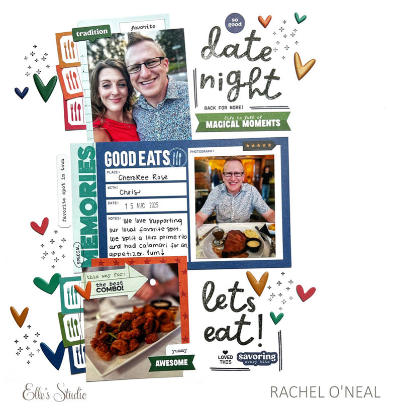 Let's Eat Cardstock Stickers