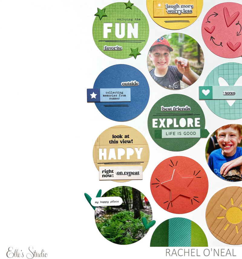 Summer Puffy Word Stickers
