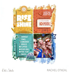 Pool Party Journaling Tags