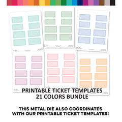 Tickets Metal Die