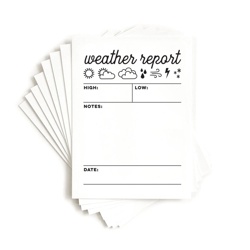 Weather Report Journaling Tags