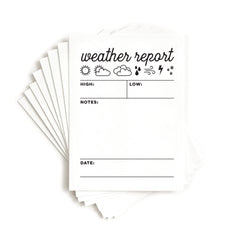 Weather Report Journaling Tags