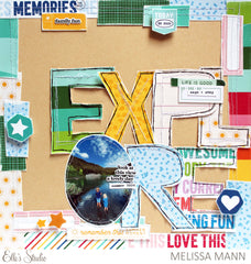 Summer Puffy Word Stickers