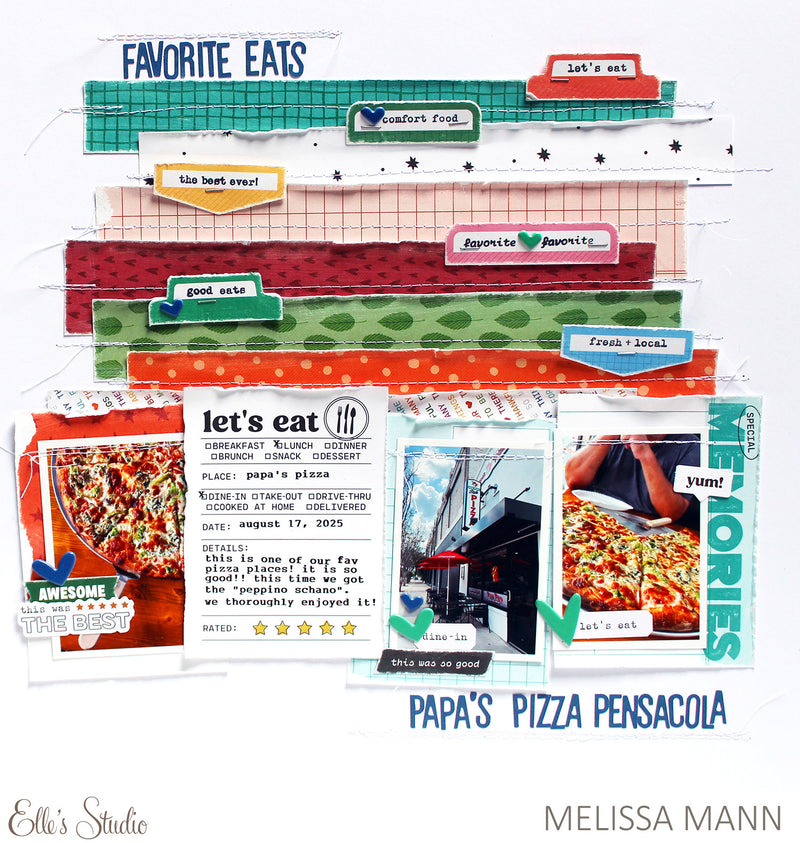 Let's Eat Cardstock Stickers