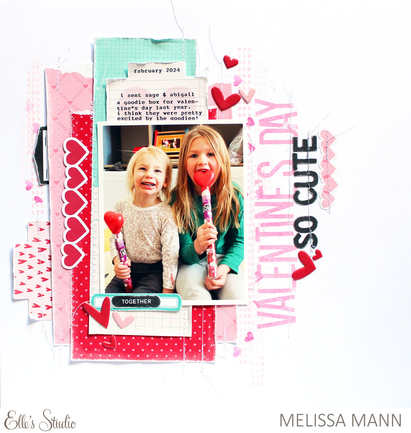 Love Tags Stamp