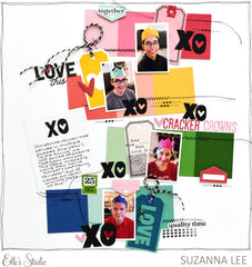 Love Tags Stamp