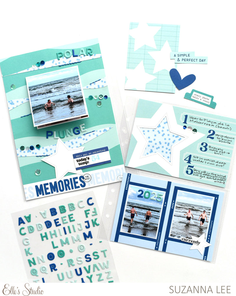 Summer Puffy Word Stickers