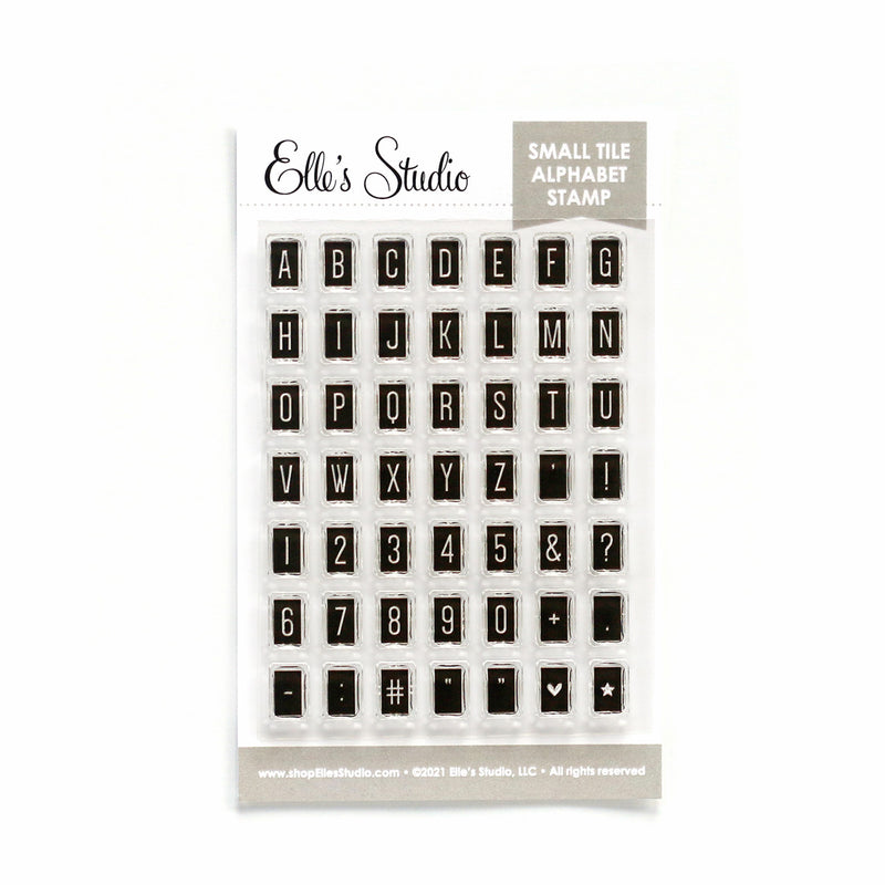 Small Tile Alphabet Stamp