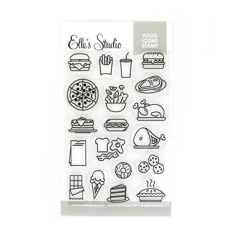 Food Icons Stamp