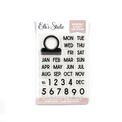 Monthly and Daily Tab Stamp