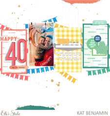 Happy Birthday Tab Stamp