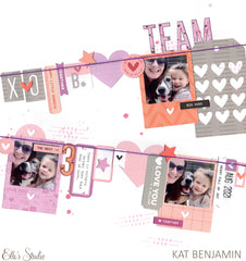 Light Pink Cardstock Label Stickers