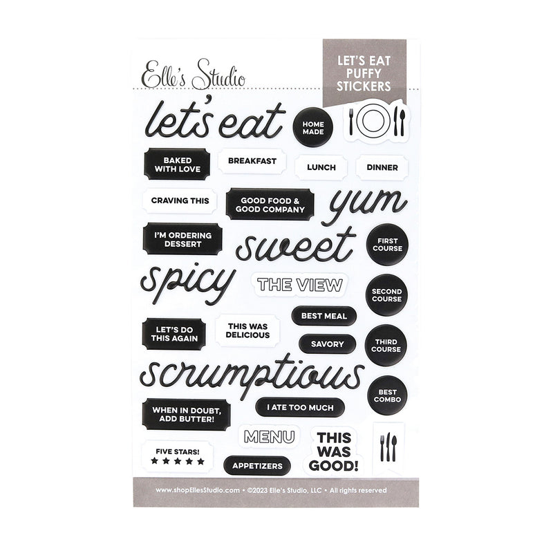 Elle's Studio Puffy Heart Stickers – Layle By Mail