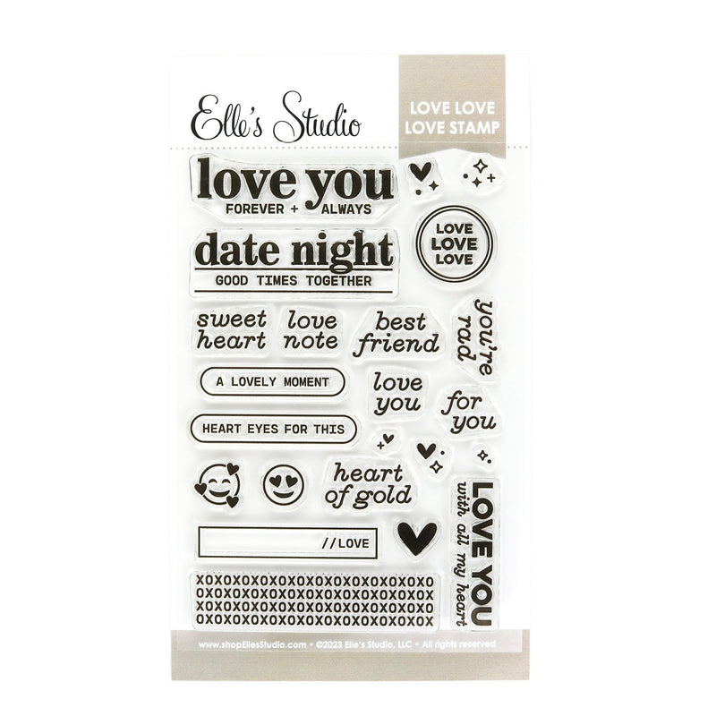 Love Love Love Stamp