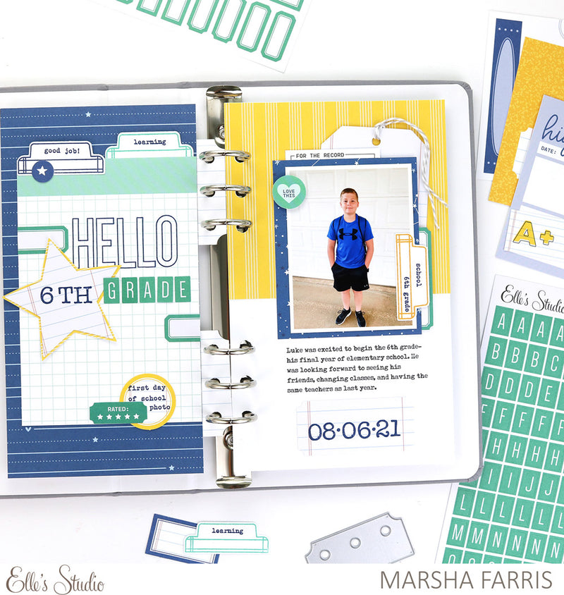 Teal Cardstock Label Stickers