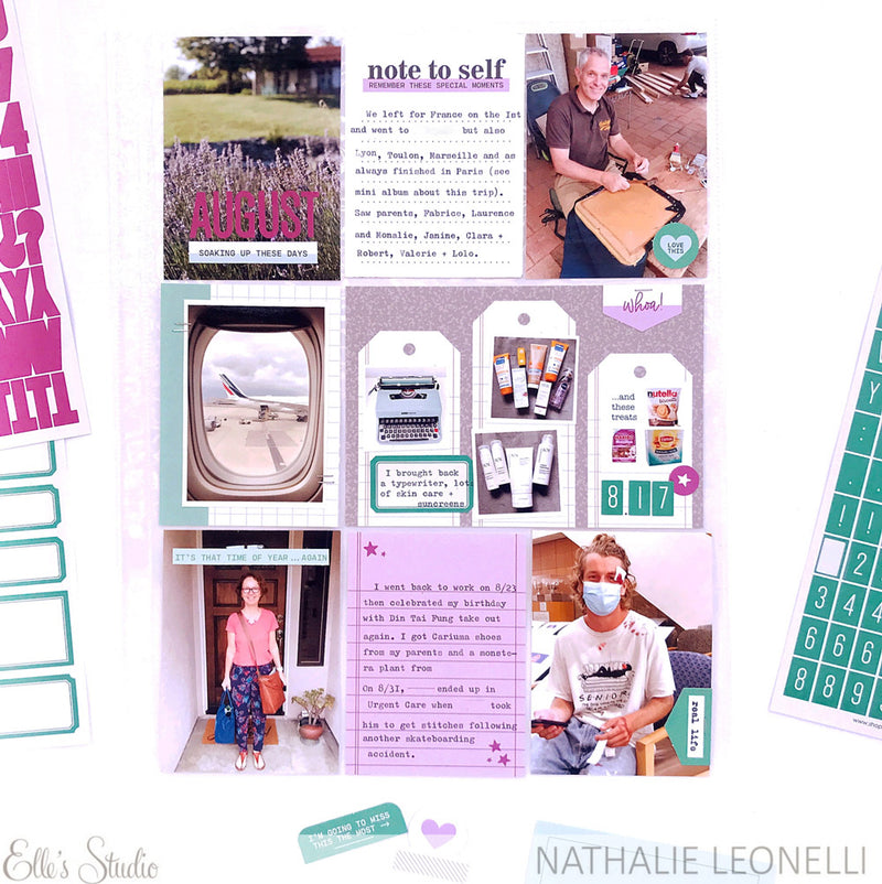 Teal Cardstock Label Stickers