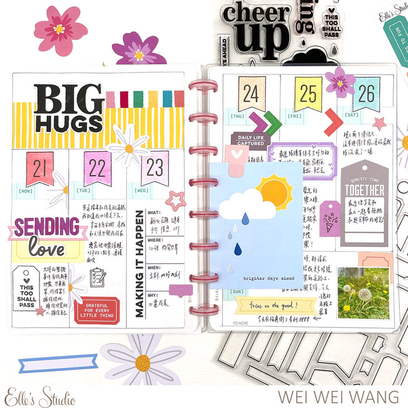 Fuchsia Puffy Alphabet Stickers