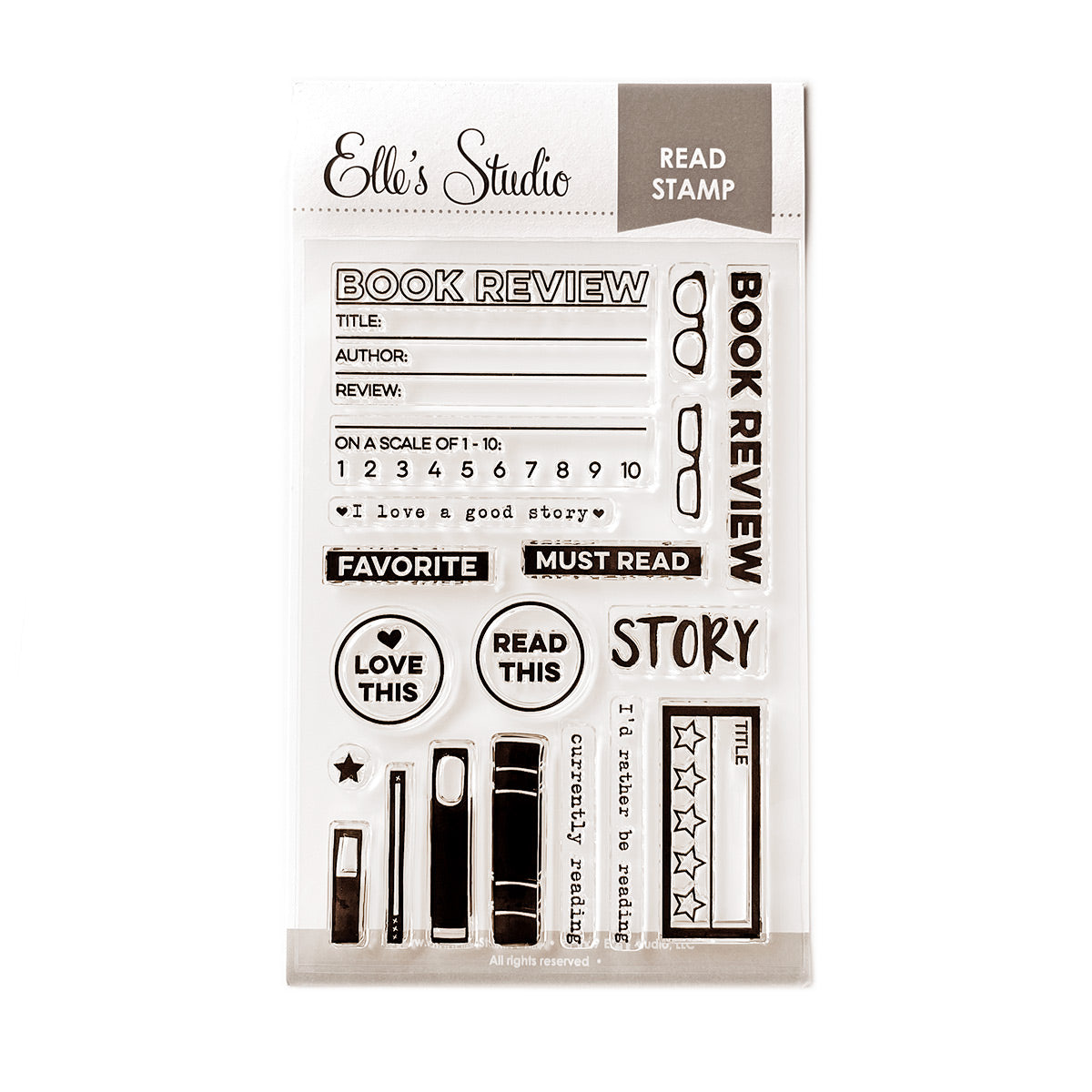 Readable Stamp Read Stamp | Elle's Studio
